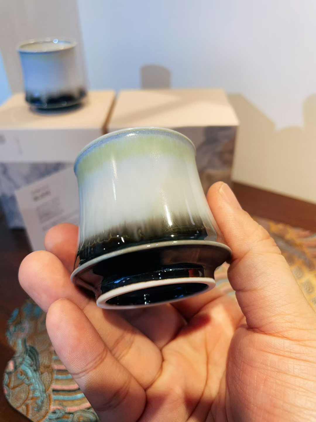 Horseshoe Cup-Ink Blue