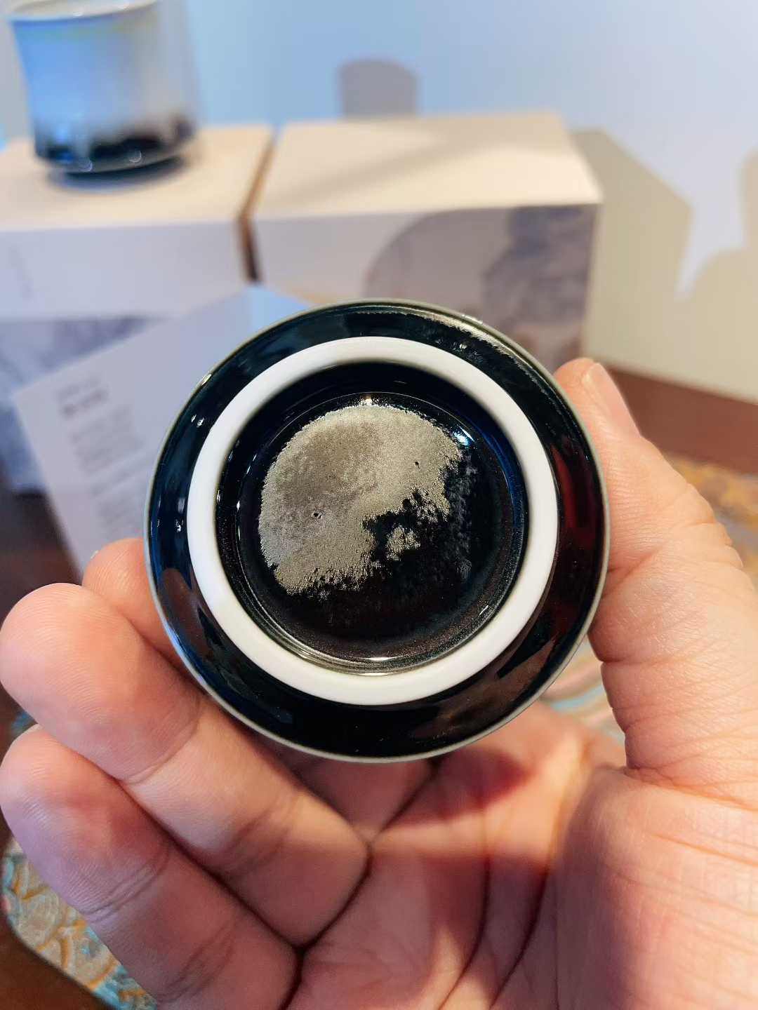 Horseshoe Cup-Ink Blue