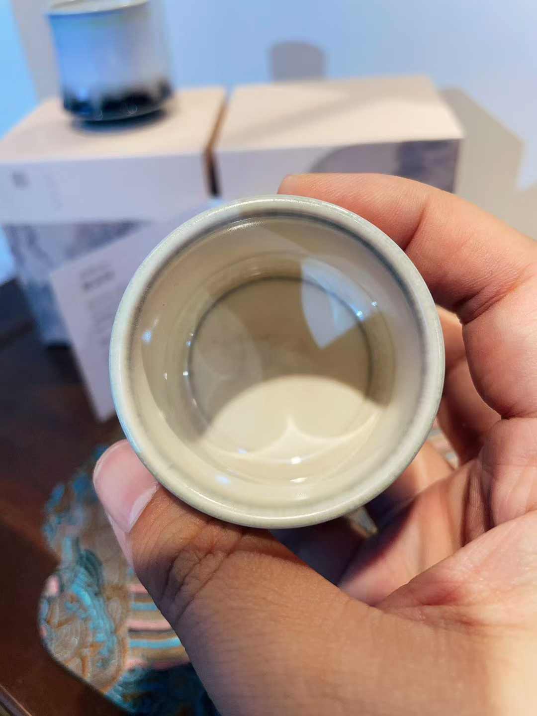 Horseshoe Cup-Ink Blue