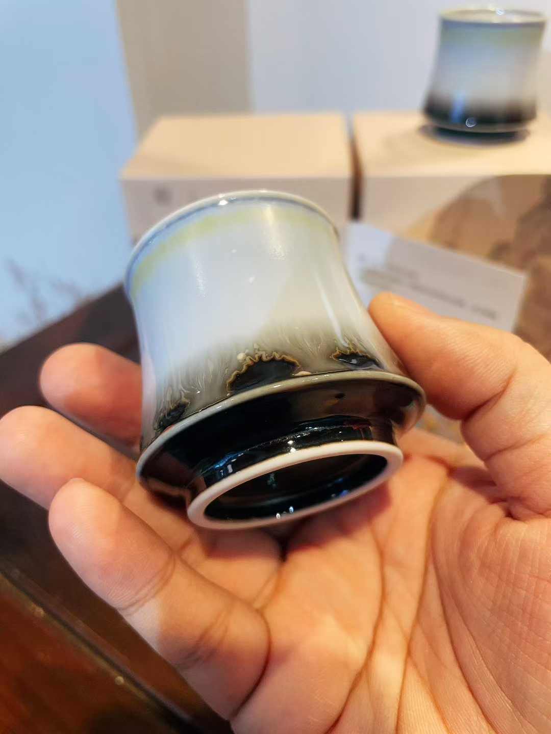 Horseshoe Cup-Ink Blue