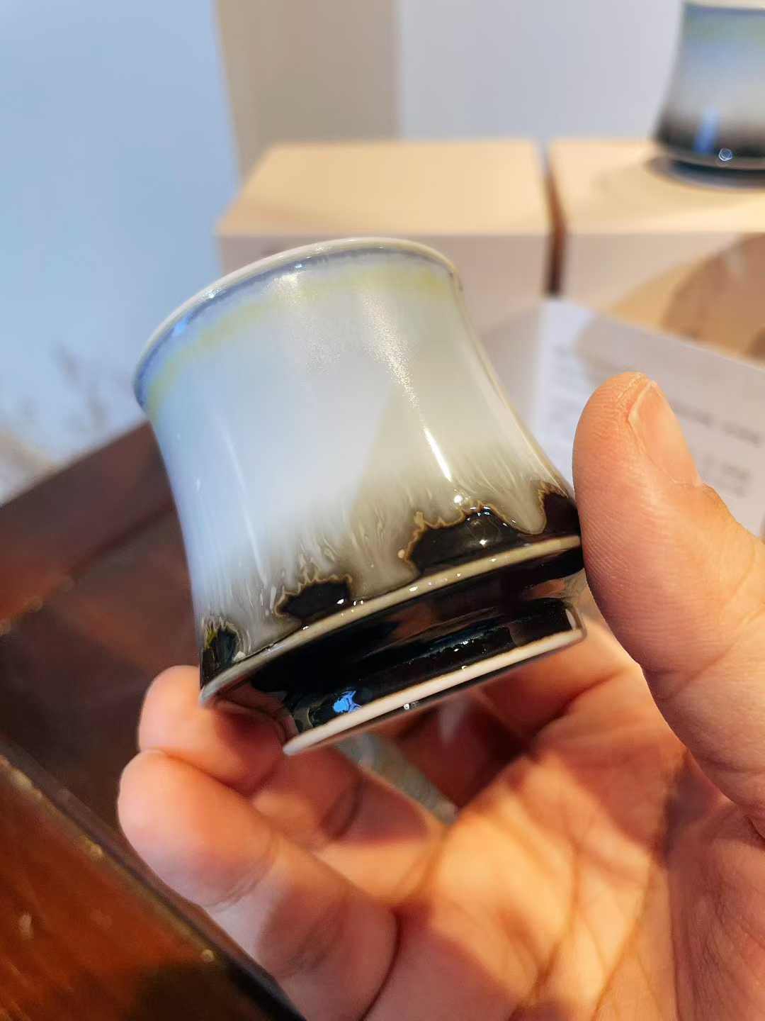 Horseshoe Cup-Ink Blue