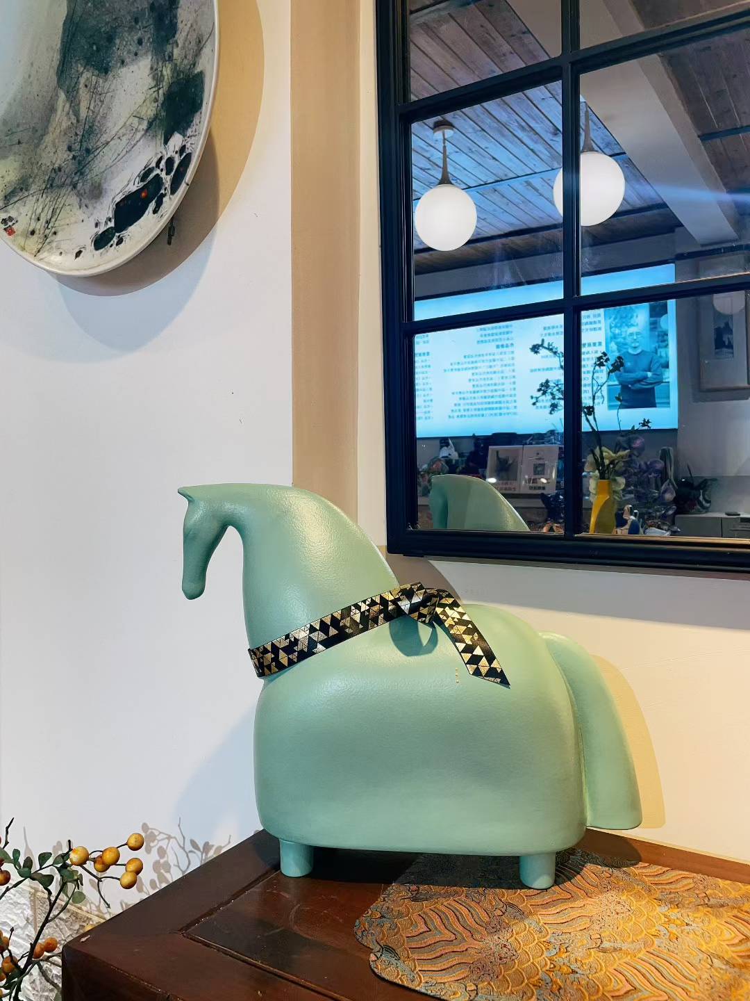 Dancing Horse-Tiffany Blue