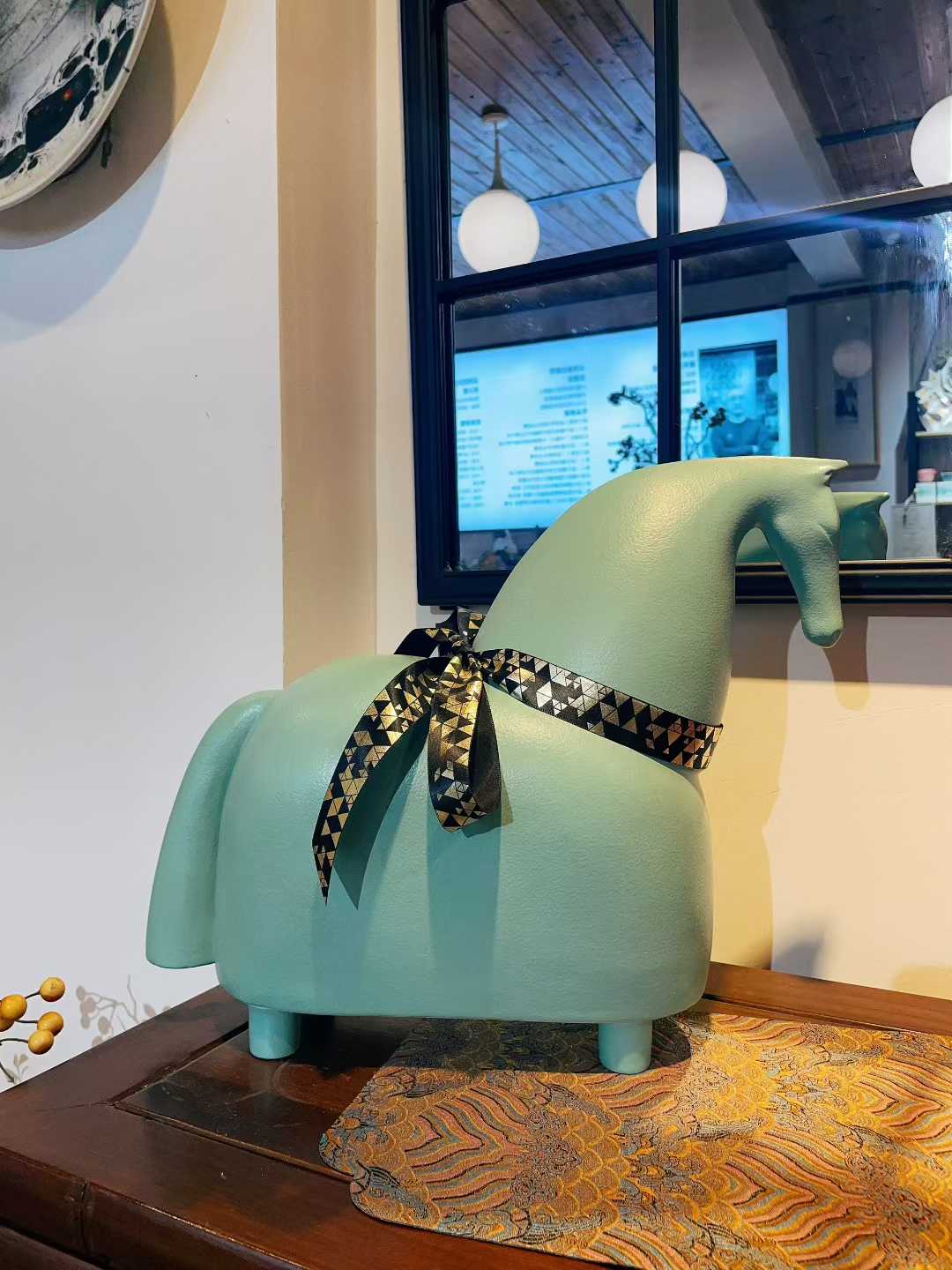 Dancing Horse-Tiffany Blue