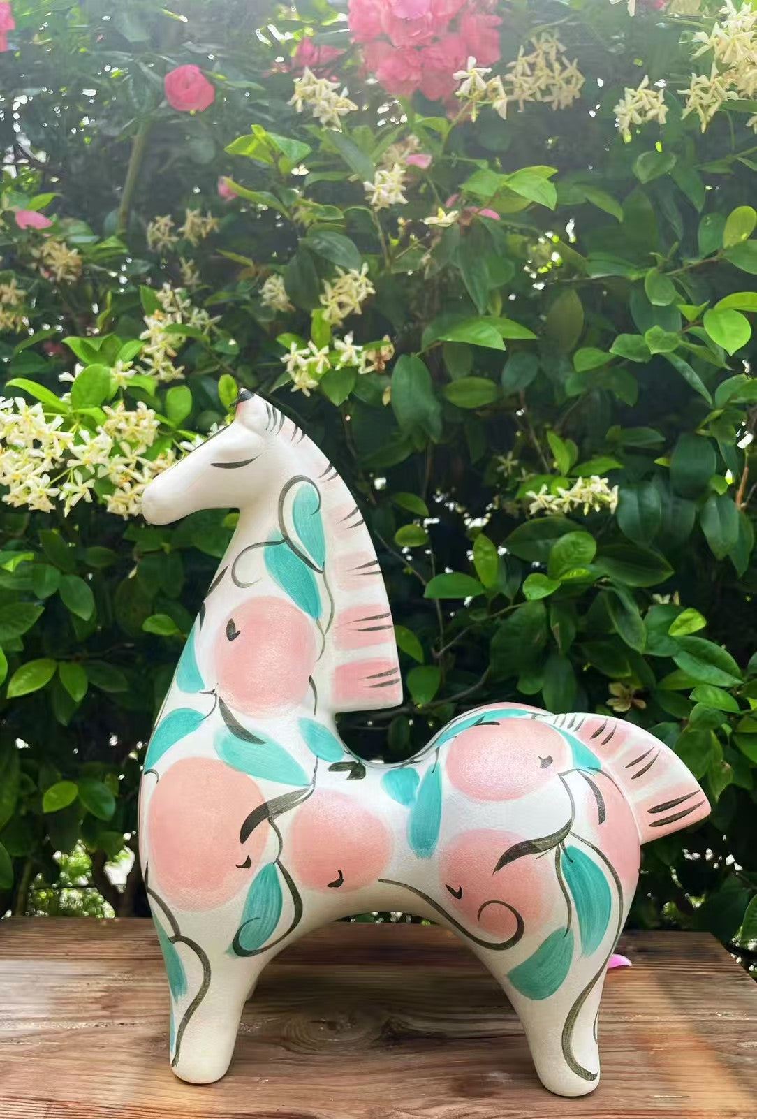 Dayuan Horse-blue pink
